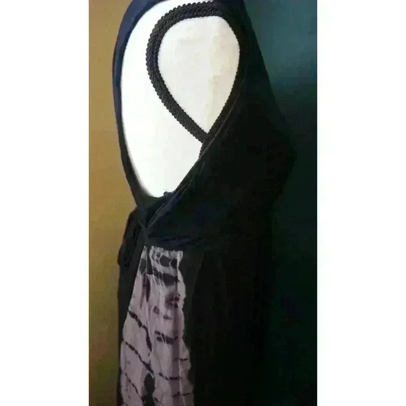 Liz Lange Maternity Women's Sleeveless Maxi Two Tone Ombre V-Neck Dress, Size L - Picture 7 of 15